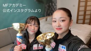 渡辺倫果、中井亜美、両選手！おめでとう！